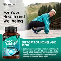 New Leaf Calcium & D3 Tablets